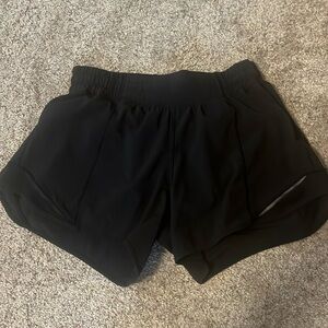 Black hotty hots. Lululemon.